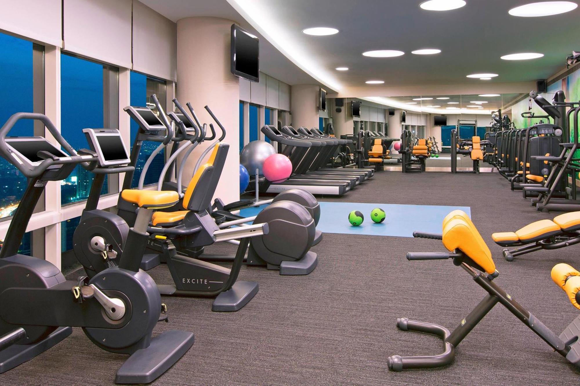 The Westin Mumbai Garden City Exterior photo The gym at the hotel