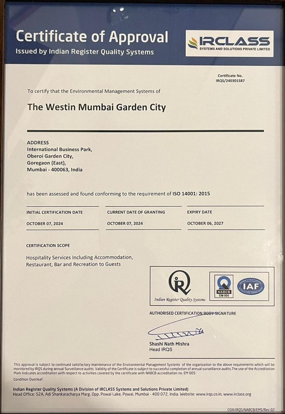The Westin Mumbai Garden City Exterior photo The Westin Mumbai Garden City, Mumbai, India